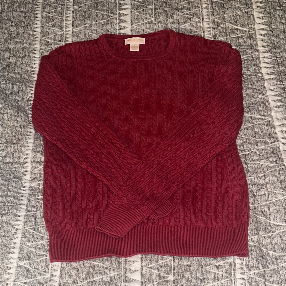 Vintage Brooks Brothers women’s  Cable Knit Sweater